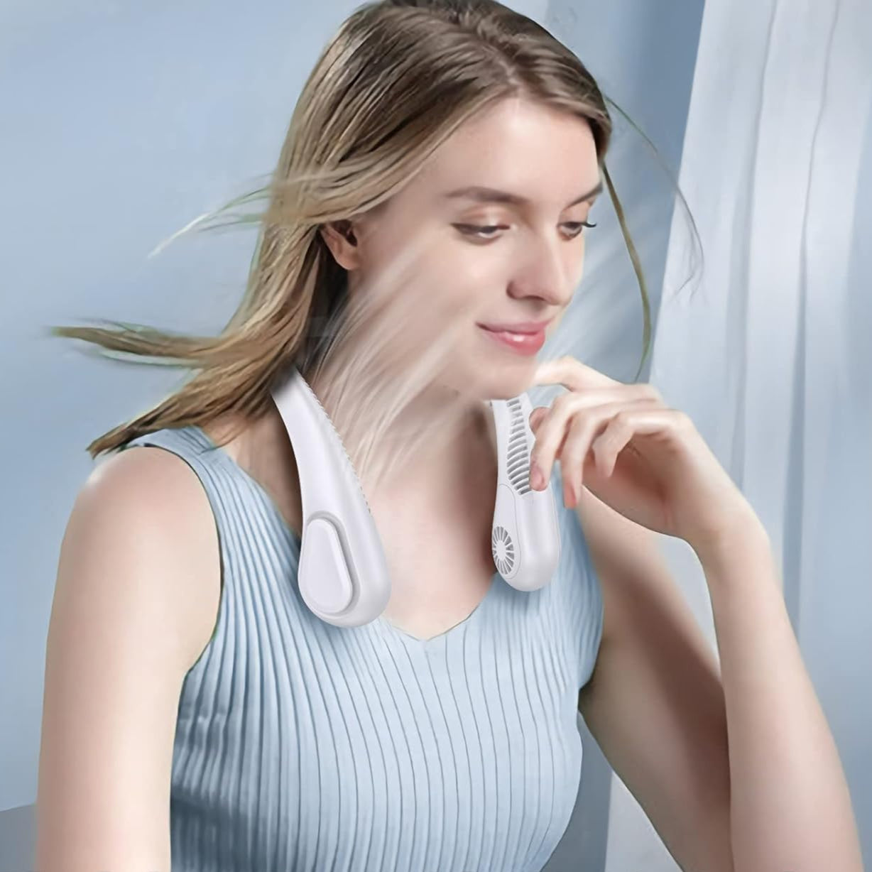 Ventilador de cuello portátil 🍃🧊