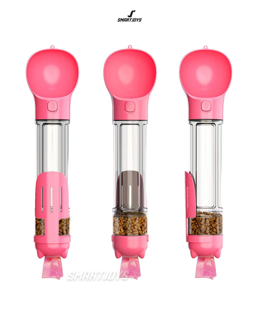 Bebedero comedero portátil 4 en 1