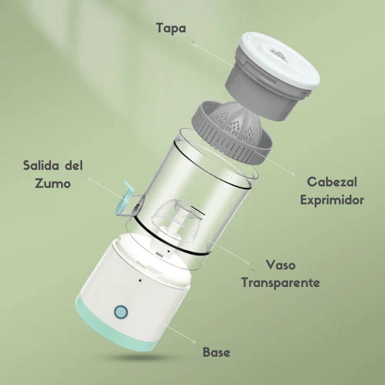 EXPRIMIDOR DE FRUTAS ELECTRICO RECARGABLE🍊🍹