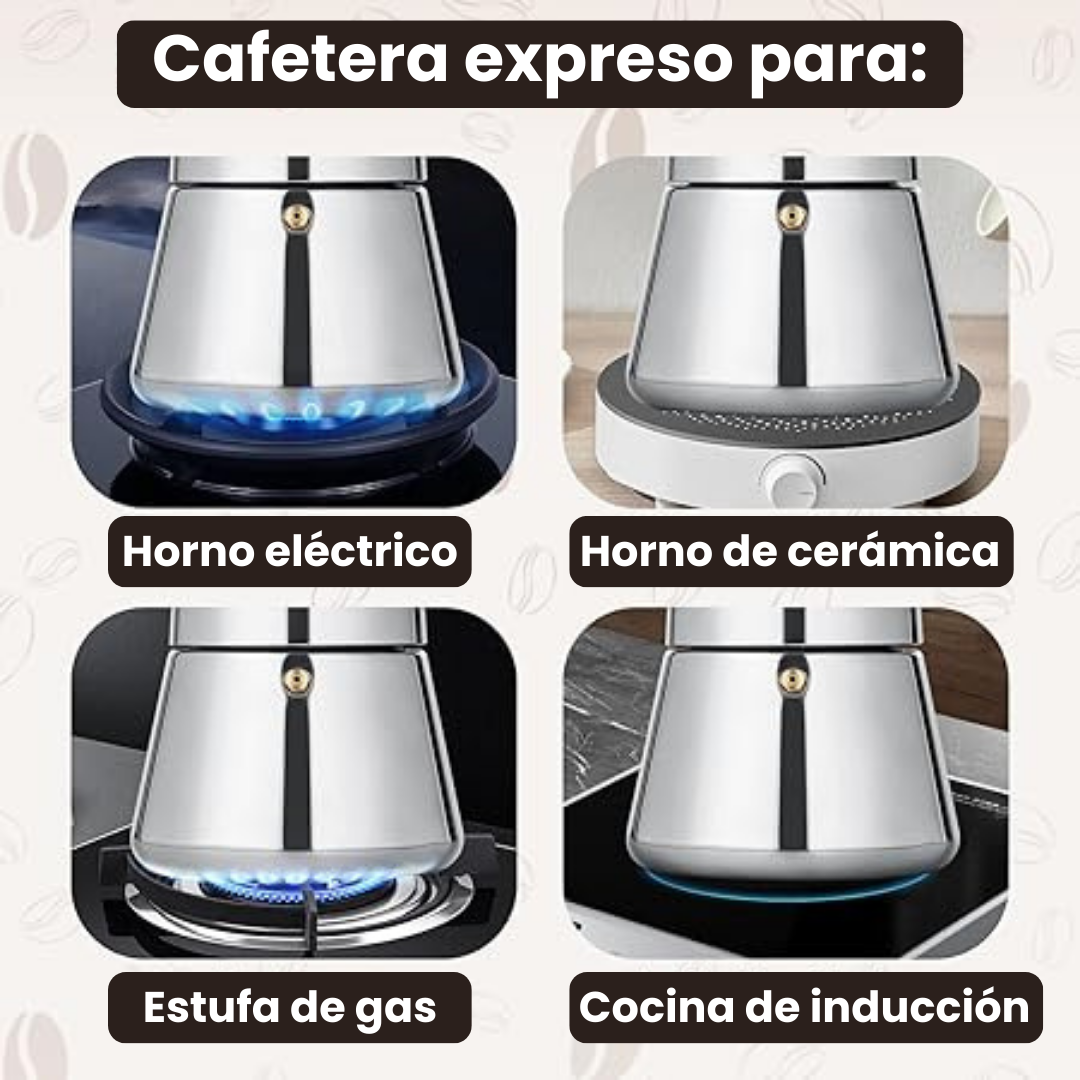 CAFETERA EXPRESSO ITALIANA 6 TAZAS